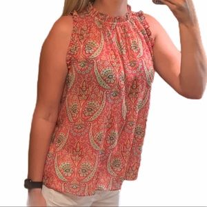 GAP Sleeveless Turtleneck Blouse